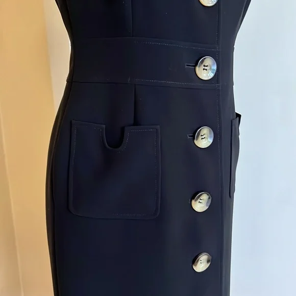 Tahari Arthur S. Levine black dress Size 6🌹 - Picture 8 of 12